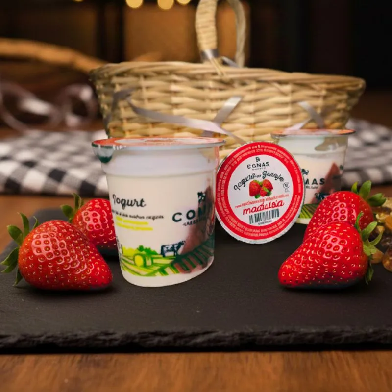 Yogurt artesanal: sabor auténtico y vida saludable 1 Iogurt Comas amb Melmelada de Maduixa Artesanal