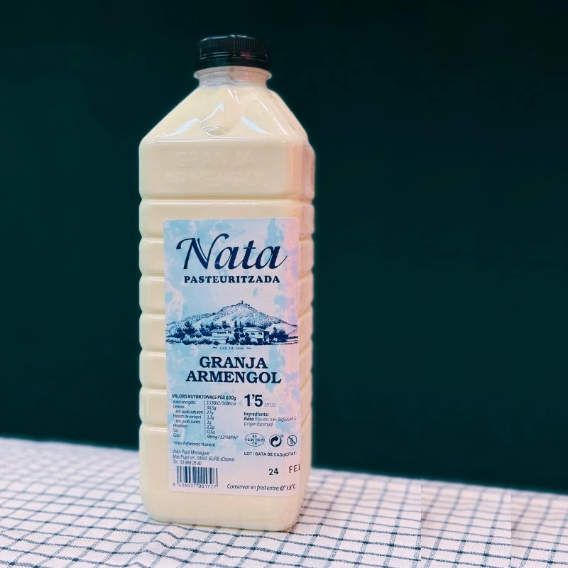 Nata Pasteuritzada 1500ml Granja Armengol