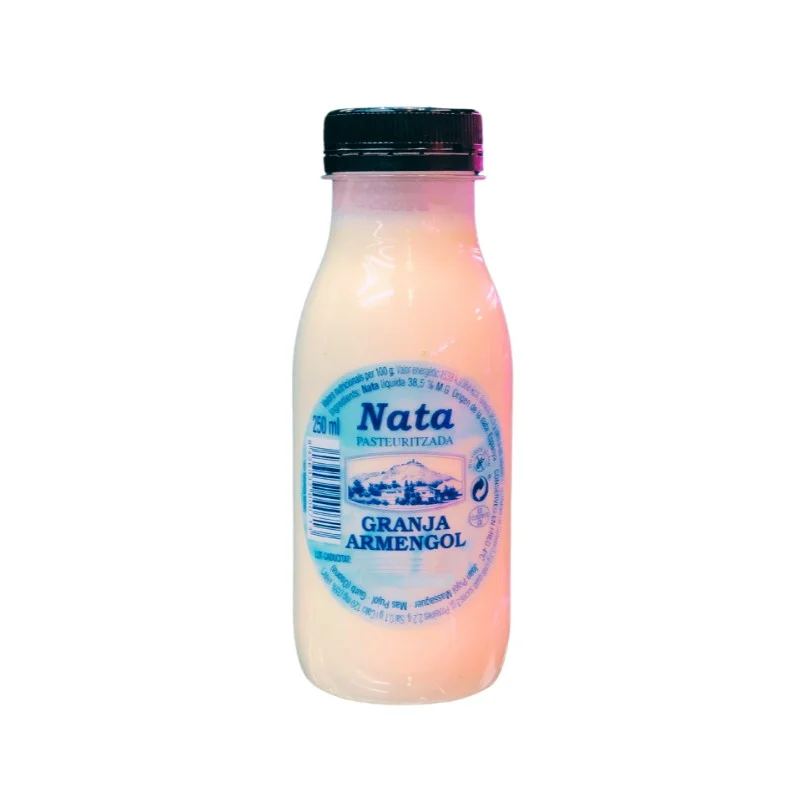 Nata Armengol Pasteuritzada 250ml | Cremosa i Natural 2 Nata líquida 250ml Granja Armengol