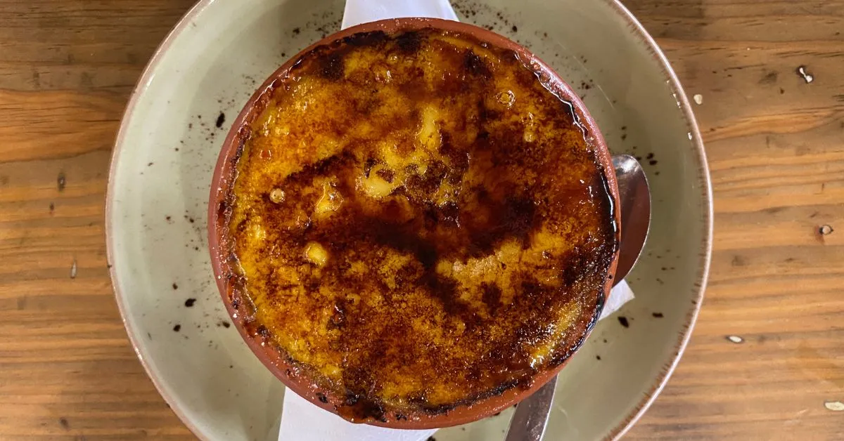 Crema catalana 3 huevos