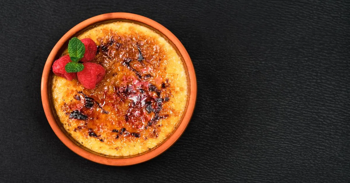 Crema catalana con nata