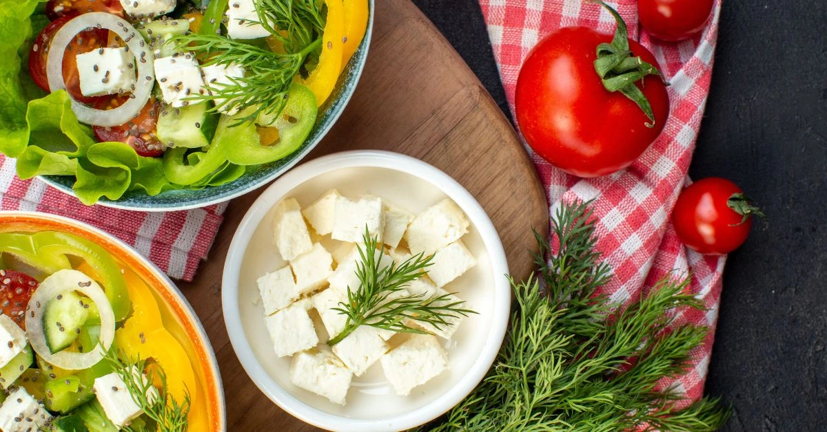ensalada queso de cabra y nueces