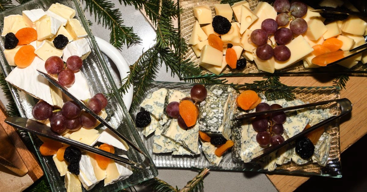 tabla de quesos árbol de navidad